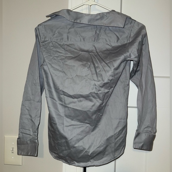 Calvin Klein Kid’s Gray Button Up - Picture 2 of 3